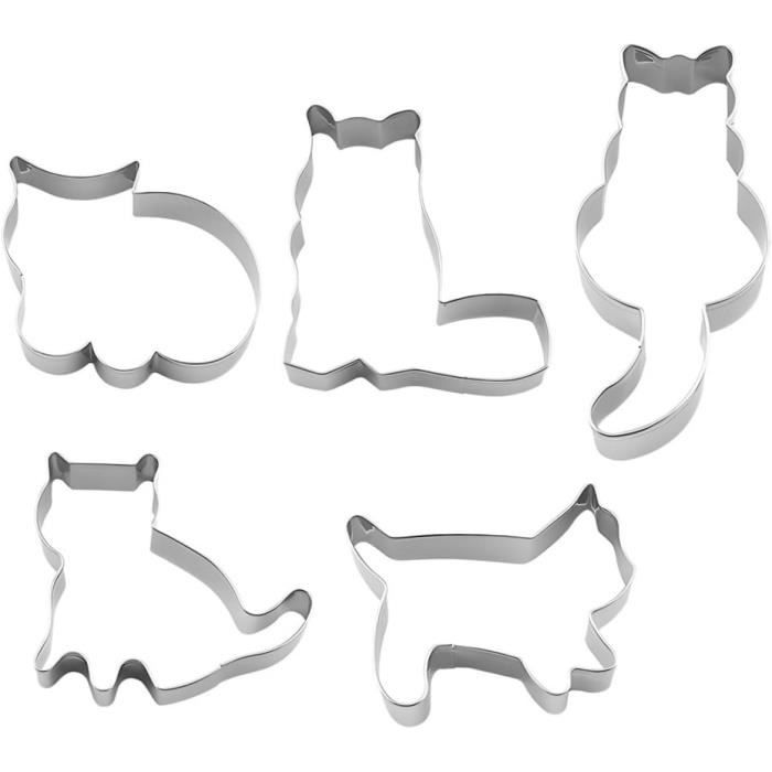 Städter Emporte-pièce Chat avec bosse Moule à biscuits 8 cm