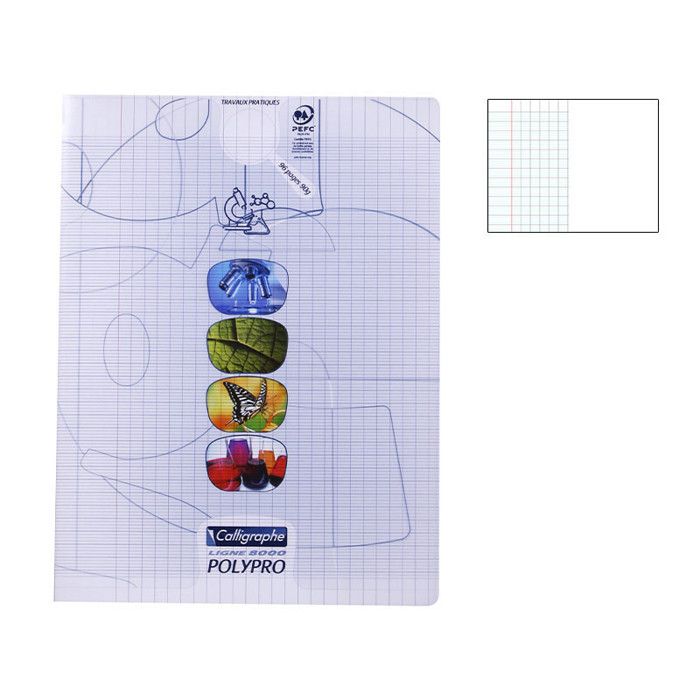 Cahier 24x32 travaux pratiques 96 pages plus besoin de protège cahier Cdiscount BeauxArts et