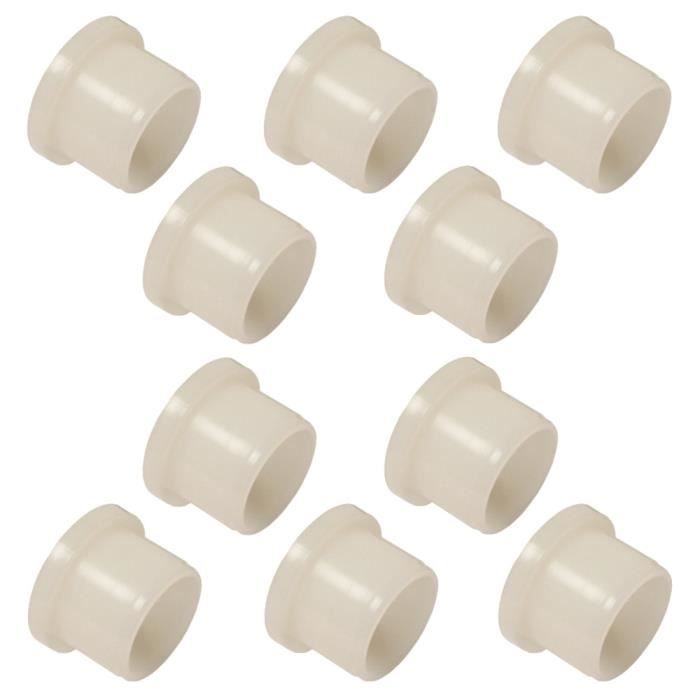 Zaky 520 pièces Rondelles Plastique Rondelles en Nylon Rondelle pour Mécanique Assortiment de Rondelles pour Vis de Fixation Industrielle Blanc Taille 3