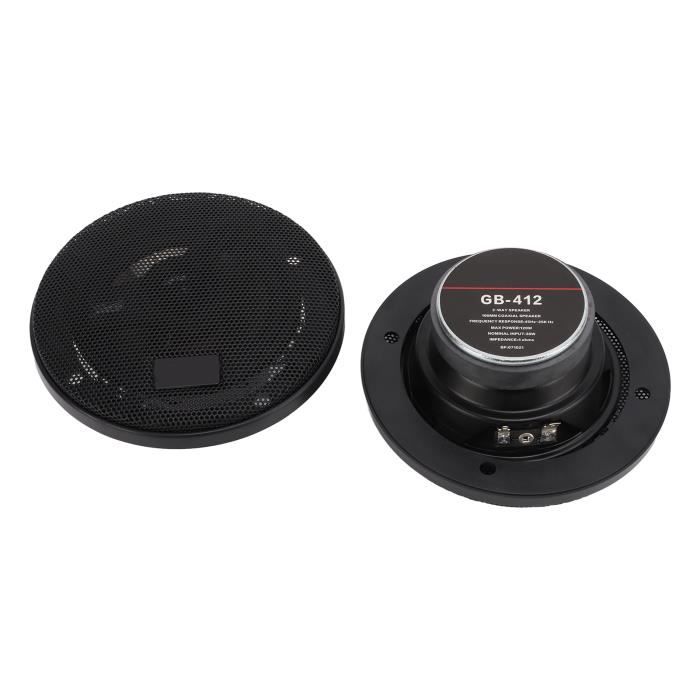 Dilwe Tweeters de voiture 1 paire de tweeters à dôme de voiture Système