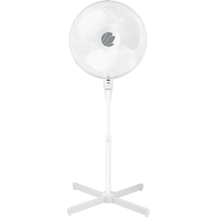 Ventilateur sur pied - ECG - FS 40a - 40 cm - 3 Vitesses - Oscillant - Ecg