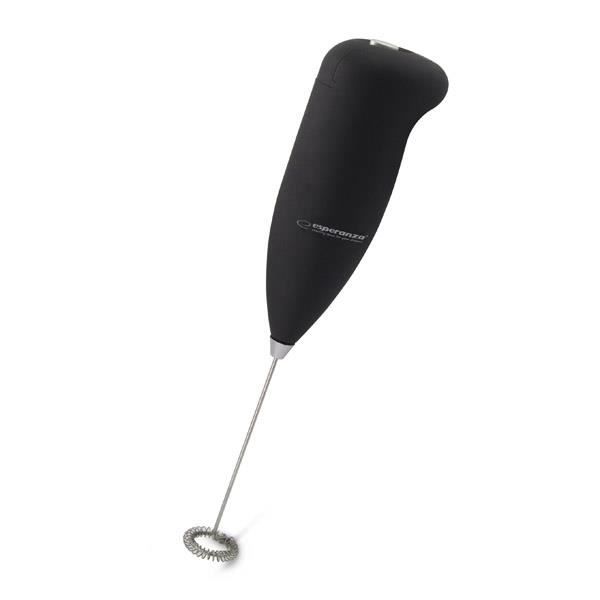 Mini Mousseur à Lait FROTHER LATTE Esperanza Noir Cdiscount