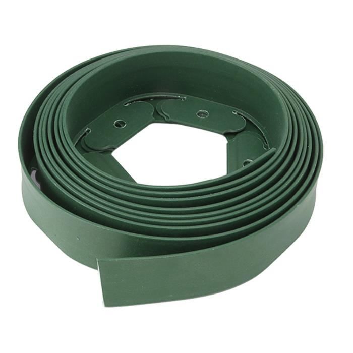 Délimitation Parterre Fleurs YRHome - Bordure Pelouse Flexible 30m X 5cm - 90 Piquets Inclus - PVC Résistant UV - Pour Massifs Et Allées Bordure Pelouse Jardin