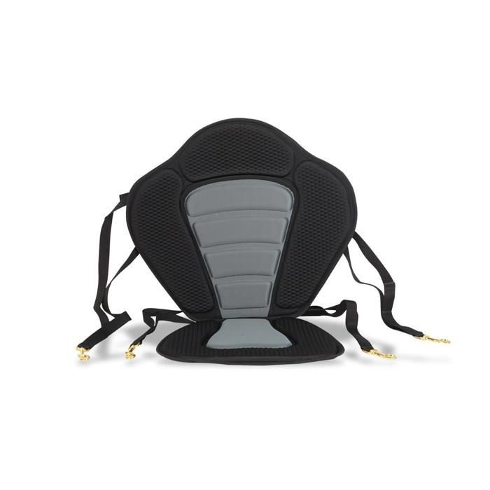Siège Avec Dossier Pour Kayak, Canoë, Paddle – Dimensions 75,5x50,5 Cm, Mousse EVA, Sangles Réglables – Inclus Sac De Rangement
