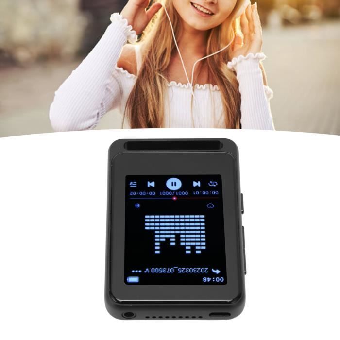 Lecteur MP3 Bluetooth Olycism 64GO - 2,4 Pouces - Haut-parleur Intégré - Radio FM - Pour Tous âges