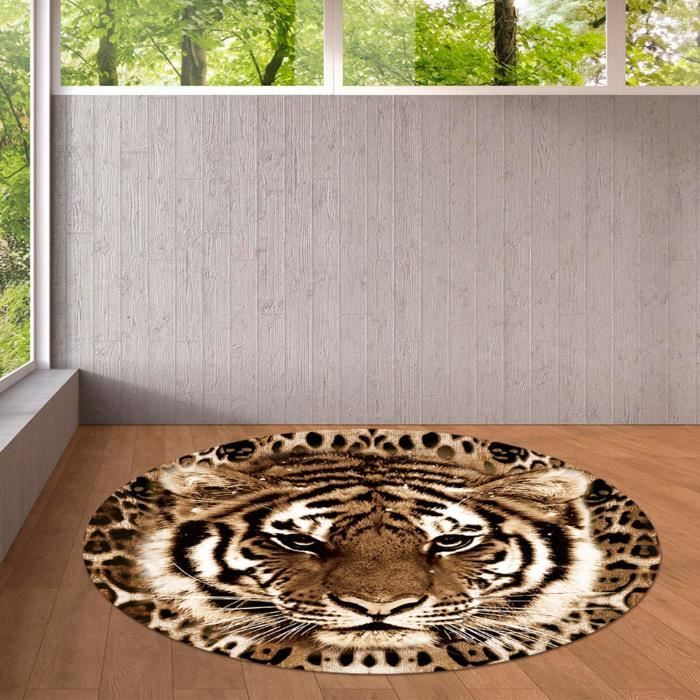 Tapis De Protection Pour Chaise De Bureau Rond - Antidérapant, Insonorisé, 120 Cm, Violet Taro