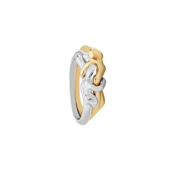 Charles Jourdan Bague Femme Bicolore Taille 54 Achat Vente
