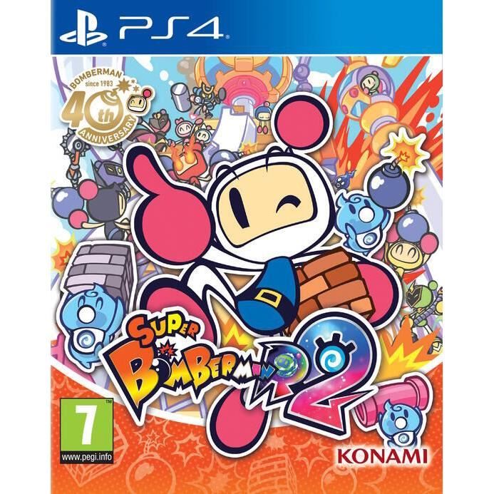 Jeu vidéo - Konami - Super Bomberman R2 - Action - 1 à 64 joueurs - Mode en ligne