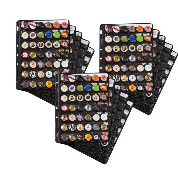 3 Paquets De Recharges De 5 Feuilles Pour 630 Capsules De