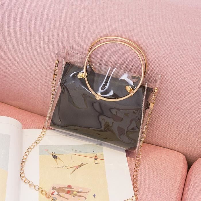 Sac seau transparent top