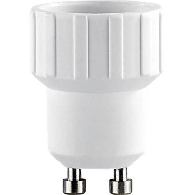 Lot 10 Douilles E14 Réglables - Culot Ampoule LED - Support Baïonnette - Blanc