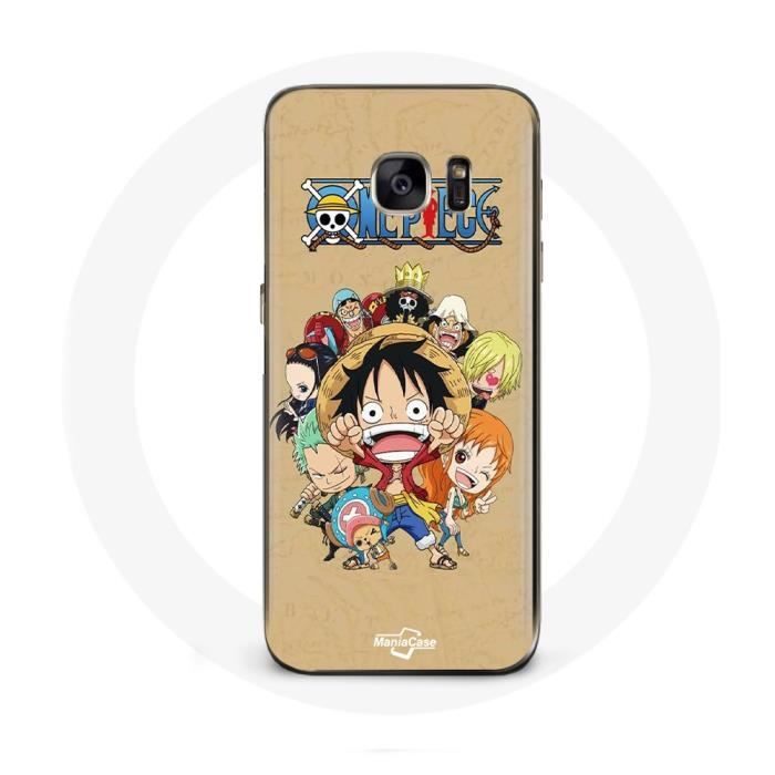 Coque Samsung Galaxy S7 One piece Manga Equipage du Chapeau de Paille