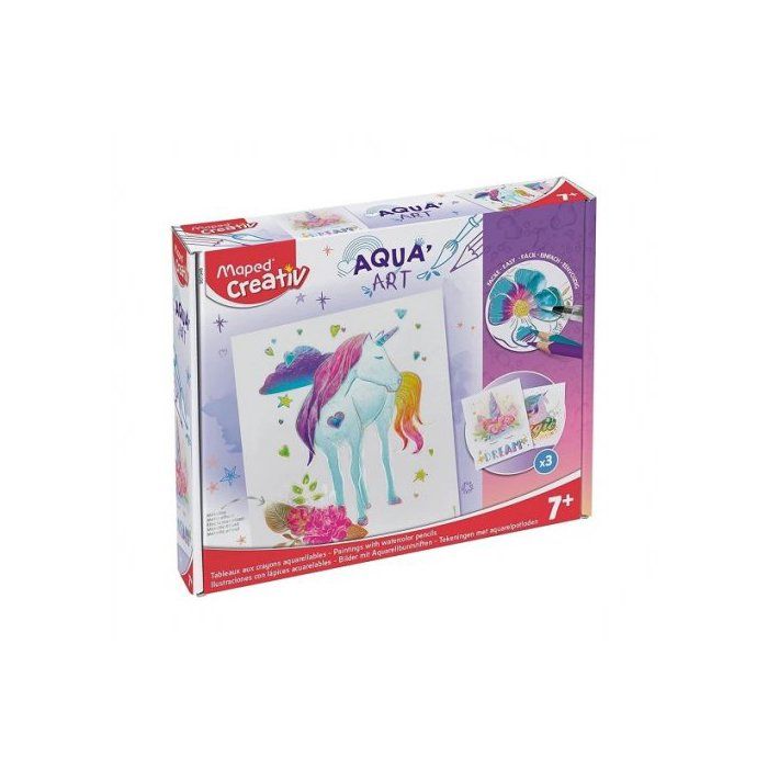 Lot de 2 livres de peinture magique pour enfant Dinosaur et chevalier colouring book, 20x20 cm