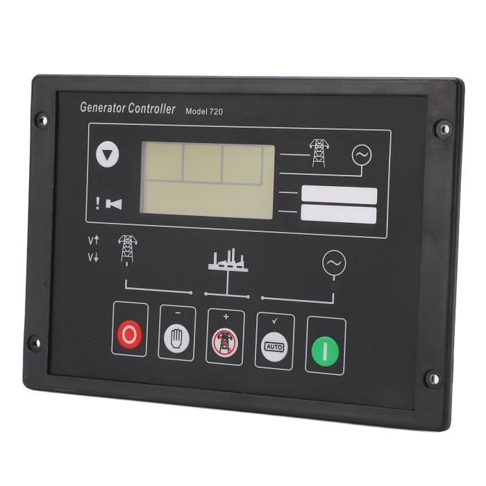 Module Contrôleur Groupe électrogène DGS6120UC - Remplace HGM6120UC - Écran LCD, 8 Langues, Fonctions AMF - Pour Gestion Automatique Générateur
