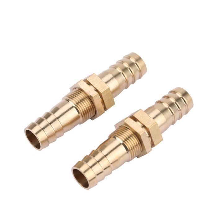 Raccord En Laiton En Forme De Té - 4 Mm - Pour Eau, Gaz, Huile - Pression Max 8 Bars, Température Max 90°C - Connexion Hexagonale