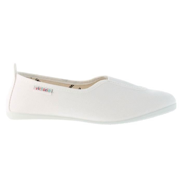 Victoria Basket - VICTORIA - ZAPATILLA PANAMÁ GIMNASIA - Femme - Blanc - Lacets