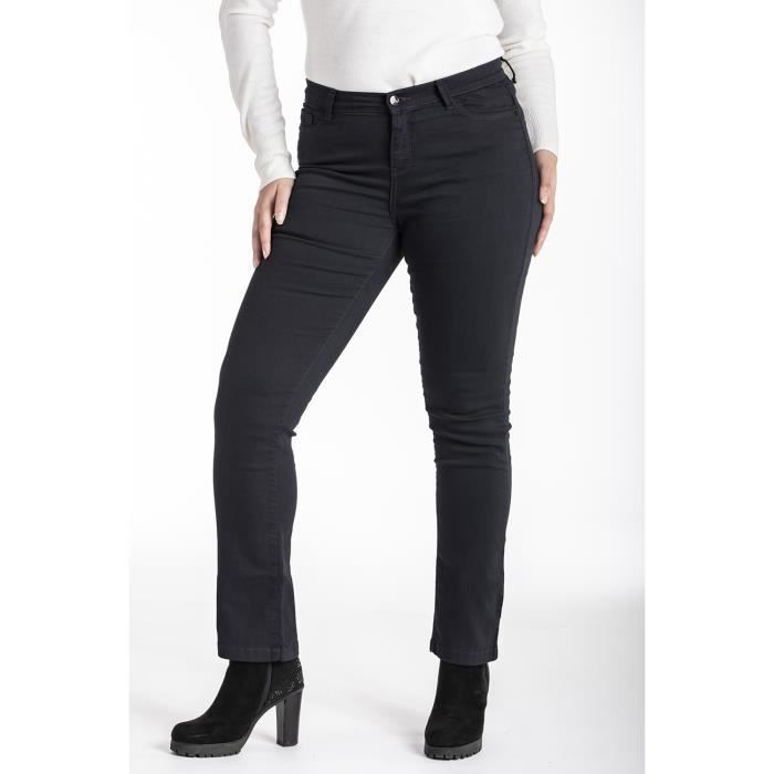 Jean regular online taille haute femme