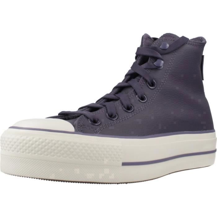 Converse Sport > Zapatillas Mujer Modèle Chaussure Converse Modèle Chuck Taylor All Star Lift Hi Shadow - Coleur Violet