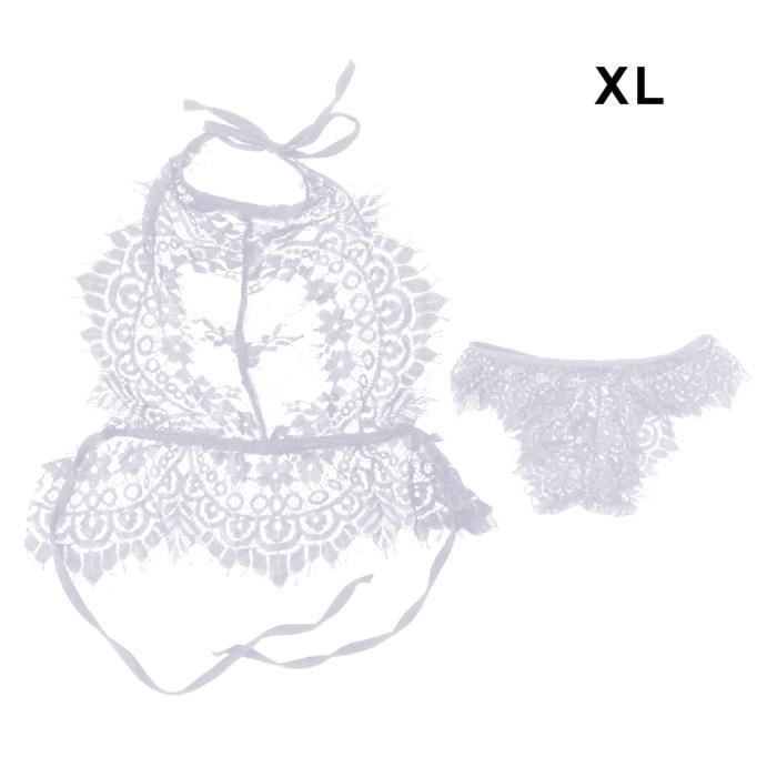 Lot De 4 Strings En Dentelle Pour Femme - Noir, Taille L, Style érotique Et Amusant