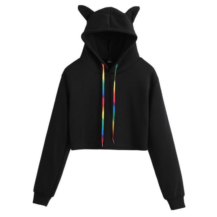 Sweat arc sales en ciel femme