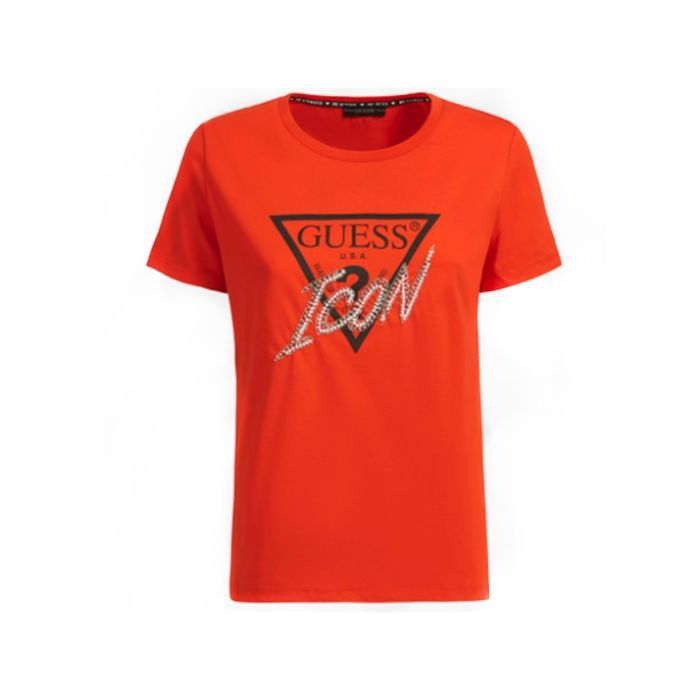 Tee shirt manche courte femme guess store
