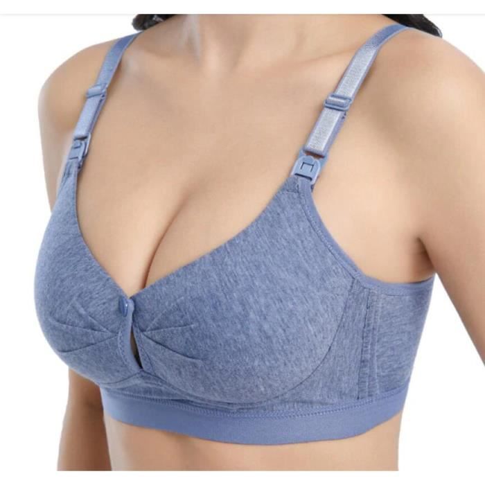 Soutien-gorge Allaitement Maternité - Sans Armature, Tissu Stretch, Coussinets Amovibles, Confort Jour & Nuit