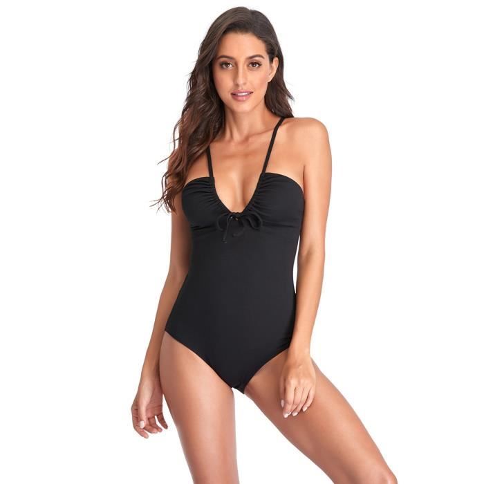 Femme Maillot De Bain 1 Pièce Elegant Amincissant Bikini Sexy Body