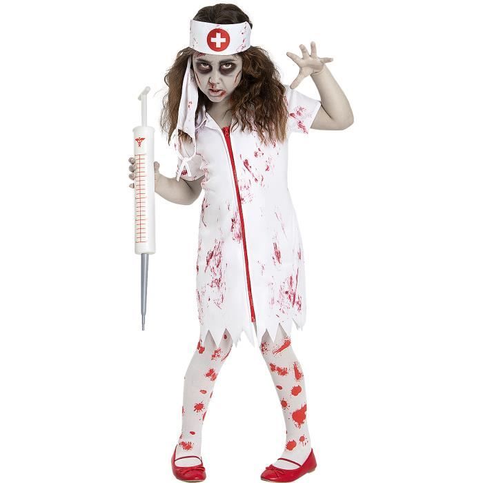Déguisement infirmière zombie fille- 120802- Funidelia- Déguisement fille et accessoires Halloween, carnaval et Noel