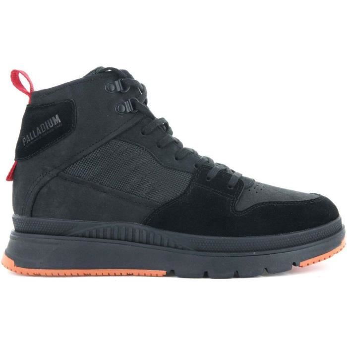 Palladium Baskets PALLADIUM Pallasider Hi Metro - Noir - Homme - Cuir - Lacets
