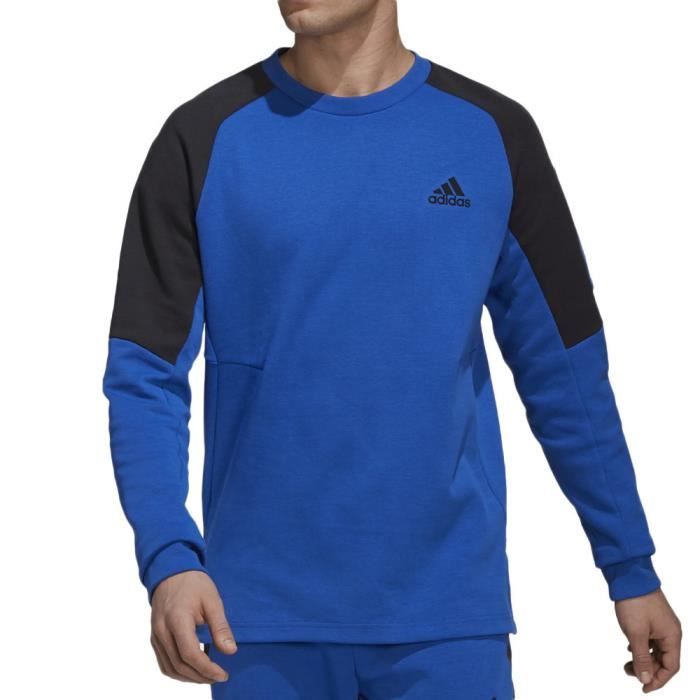 Sweat Bleu Homme Adidas HE9822 Bleu Cdiscount Pr t Porter