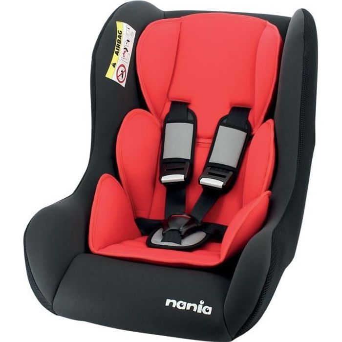 Nania Siège auto TRIO groupe 0/1/2 (0-25kg) - Rouge - Achat / Vente siège  auto Nania Siège auto TRIO groupe - Cdiscount