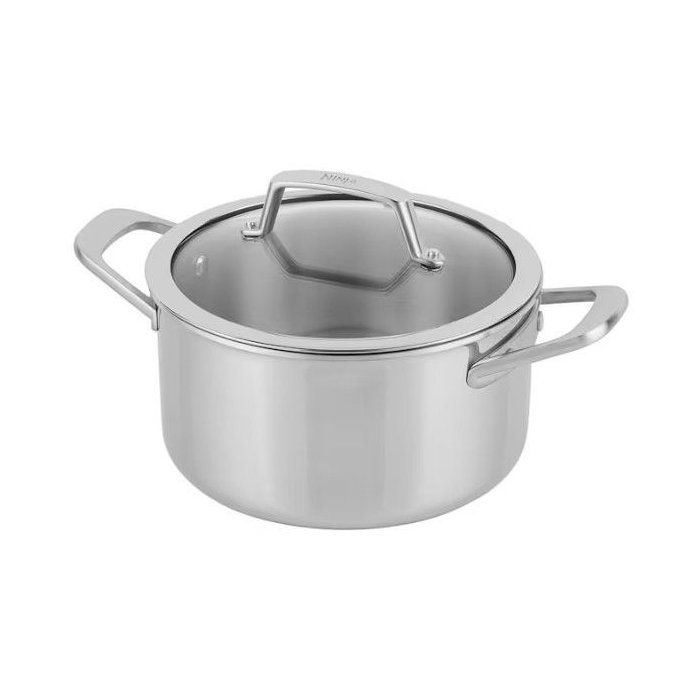 Ninja Marmite en acier inoxydable EverClad 22 cm avec couvercle | C90422EUI | par SharkNinja