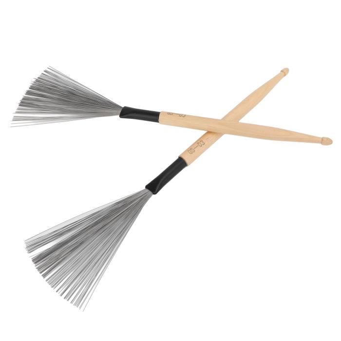 Tambour Brosse Métallique 120 Mm - Pour Ponceuse - Nettoyage Métal, Bois - Fil Laiton 0.3 Mm