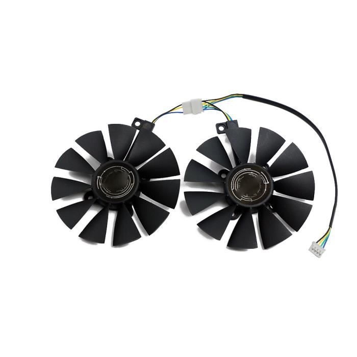 Ventilateur De Remplacement Pour ASUS Dual GeForce RTX 2080/2070/2060 – Réf. T129215SH - 2