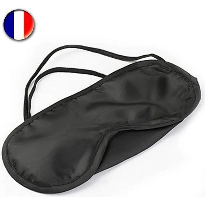 Masque De Nuit Occultant 100% - Bandeau Voyage & Méditation, Bleu Clair, Doux