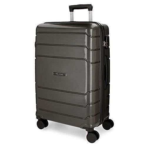 Valise Enfant Roll Road Little Me 50x38x20cm - ABS Rigide - 4 Roues - Serrure Combinaison - 34L