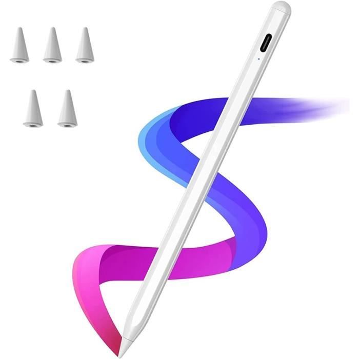 Stylet Pour IPad (2018-2024) Avec Charge Magnétique Et USB-C - Compatible IPad Pro Air Mini 10/9/8/7