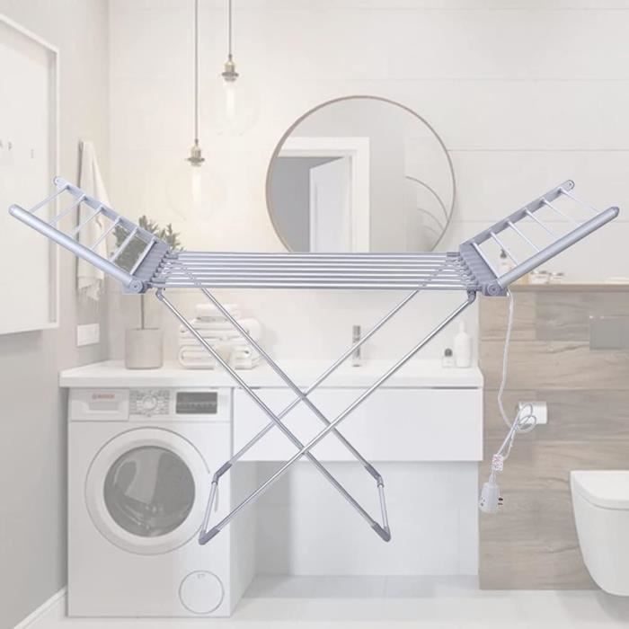 Séchoir à Linge Chauffant 1500 W – Pour Intérieur – Séchage Uniquement – Neuf