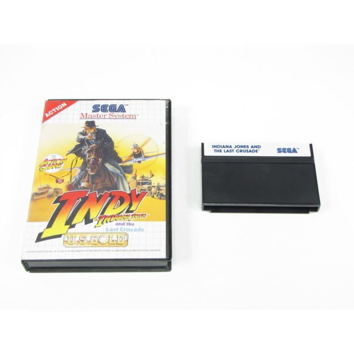 Jeu Vidéo - Sega - Indiana Jones And The Last Crusade - Aventure - Sega Master System - Occasion