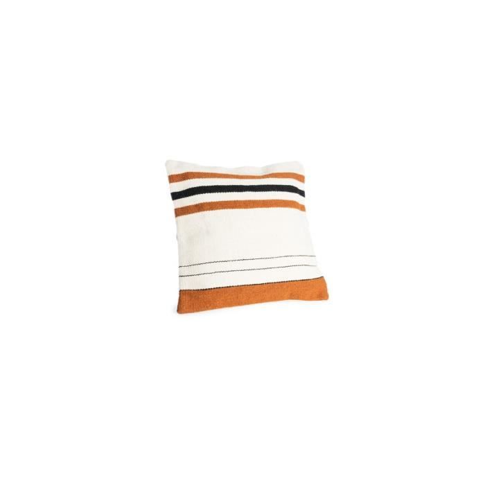 Simla Housse De Coussin En Laine Tissee Simla Ecru 45 X 45 Cm Cdiscount Maison