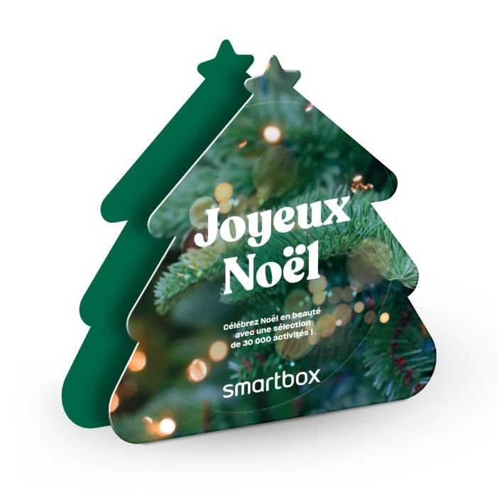 SMARTBOX - Joyeux Noël - Coffret Cadeau  30000 expériences : soins relaxants, repas savoureux 