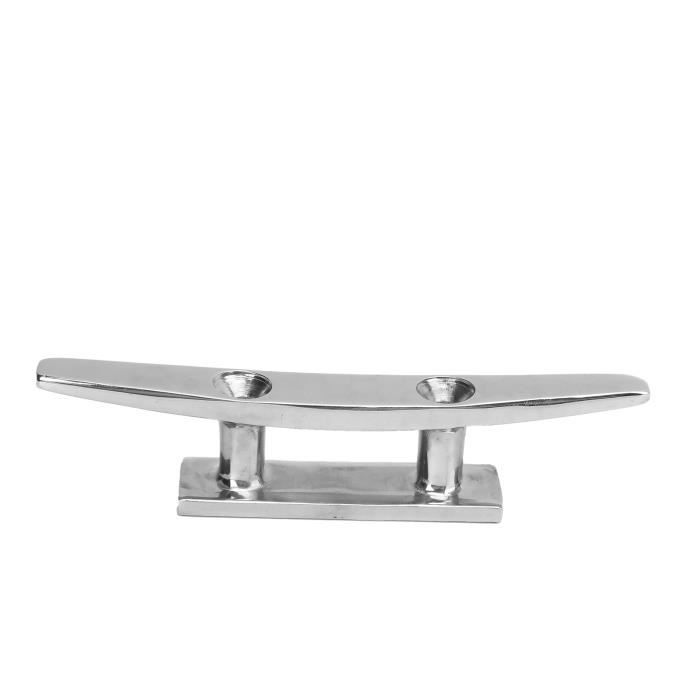 SURENHAP Taquet de quai 6in Low Flat Dock Taquet 2 Trous Corde De Pont