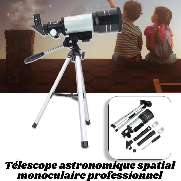Télescope Pour Enfants Avec Trépied - Grossissement 20X, 30X, 40X - Ouverture 50 Mm - Pour Observer La Lune Et Les étoiles