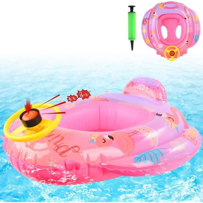 Newtic Bébé Anneau De Natation Siège Piscine Avec Poignée Volant - Pour Enfants 1 à 5 Ans