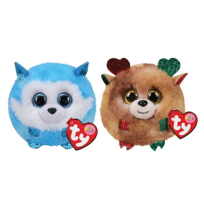 Ty Peluches Teeny Puffies Prince Husky No l Renne