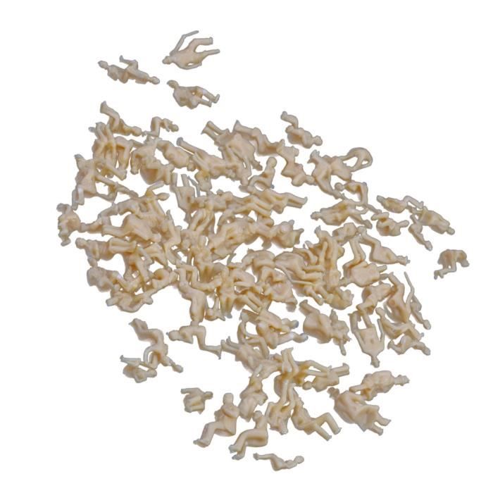 Lot De 50 Figurines De Personnes Assises Debout Avec 6 Bancs