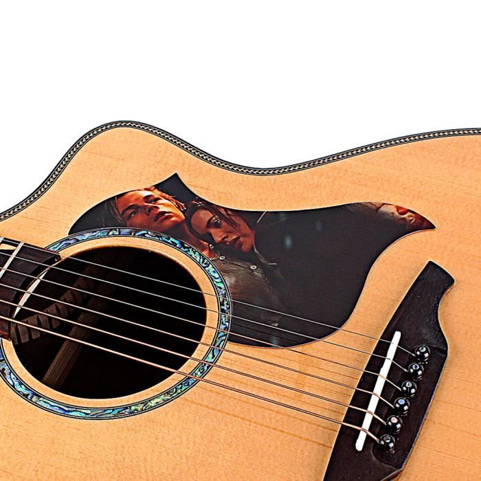 DesignDivil Autocollant PickGuard personnalisé pour guitare. Personnalisez votre propre plaque de protection existante pour pickguard, tête de trémolo. The Swirls PK09