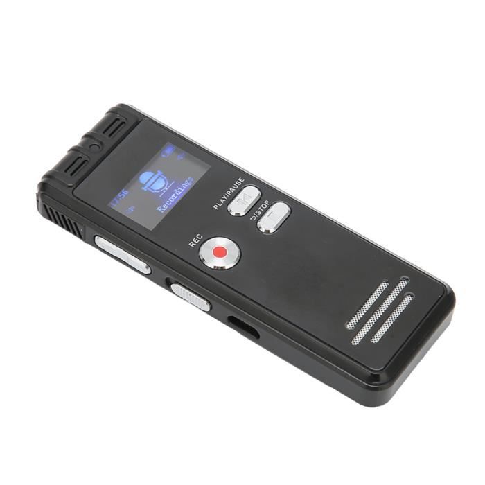 16G - lecteur MP3 enregistreur vocal numérique avec écran Dictaphone HD