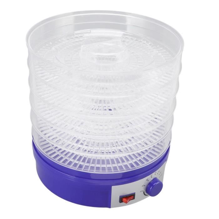 VINGVO Sèche-aliments Sèche-alimentaire Machine bleu ABS 5 couches ...