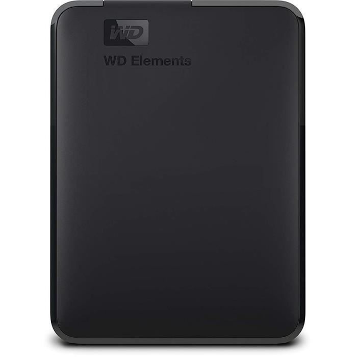 WD - Disque dur Externe - WD Elements™ - 5To - USB 3.0 (WDBU6Y0050BBK-WESN)